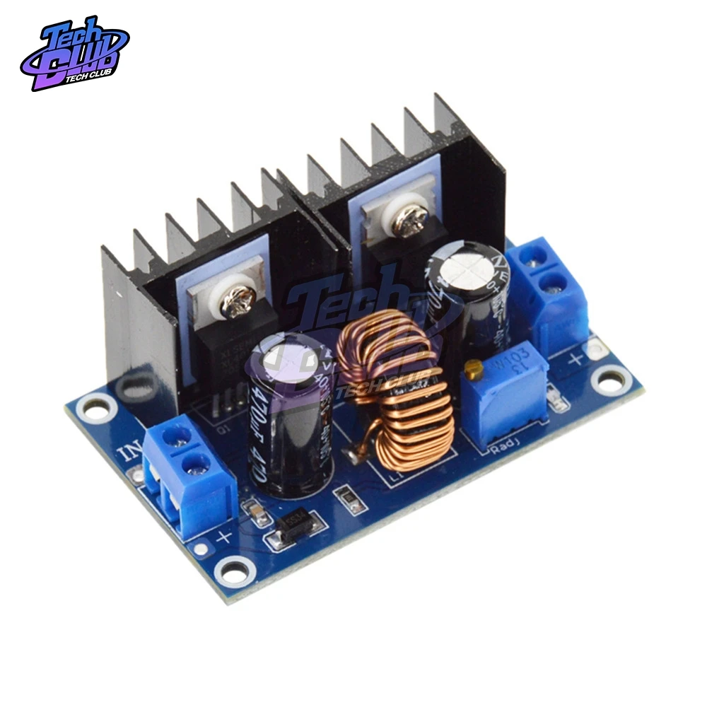

XL4016 PWM Adjustable 4-36V to 1.25-36V Step Down Board Module MAX 8A 200W DC-DC Step-Down Buck Converter Power Supply