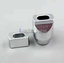 LN006277 Full Metal Headphone Audio Y Splitter Adapter For Pure Silver Flat DIY Custom Cable Dia 3mm 6mm 2 8mm 5 8mm