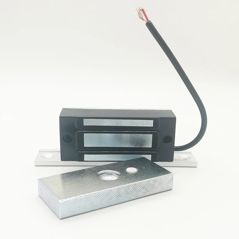 

New 12V Mini 100lbs embedded Magnetic Lock Small 60KG Holding force Electromagnetic Lock for Cabinet Lock Drawer lock