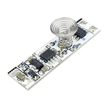 DC 12V Kapazitive Touch Sensor Schalter Spule Frühling Schalter LED Dimmer Control Schalter 9-24V 30W 3A für Smart Home LED-Licht Streifen
