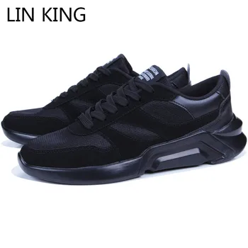

LIN KING Breathable Men Casual Shoes Shallow Lace Up Single Shoes Outdoor Sneakers Spring Autumn Anti Slip Footwear Flats Shoes
