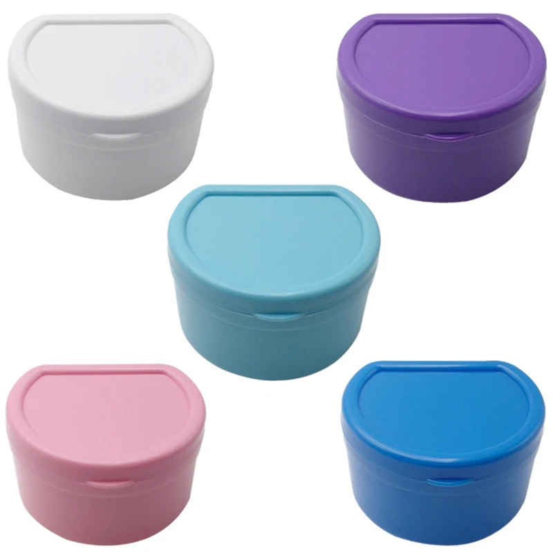 

Dental Box Denture cup Container Cup Denture Denture orthopedic Hot Dental Retainer Denture Storage Case