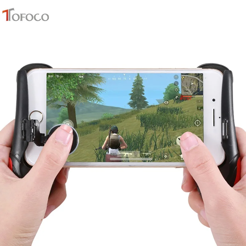 For Pubg Game Gamepad Mobile Phone Controller l1r1 Shooter Trigger Fire Button R11S IPhone Android ALL New | Электроника