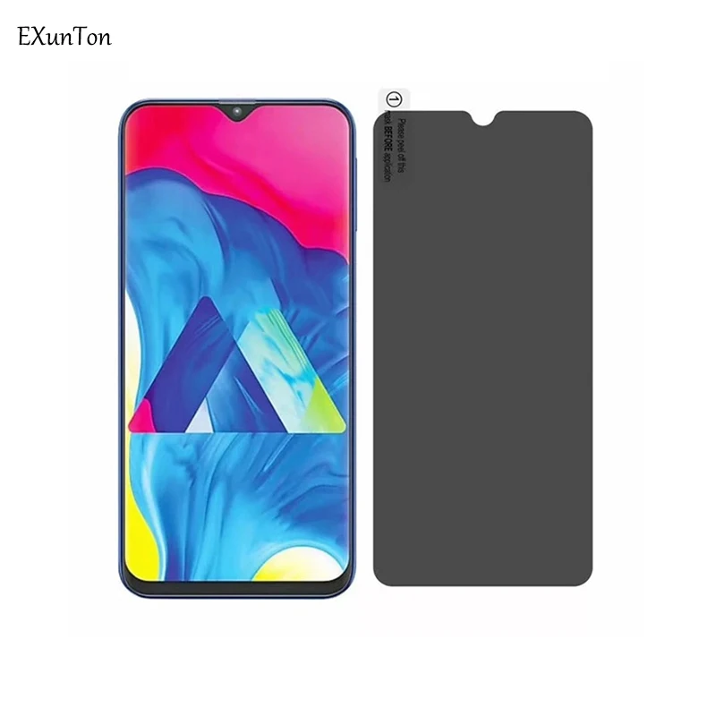 Конфиденциальность закаленное стекло для Samsung Galaxy A10 A30 A50 анти шпионский экран
