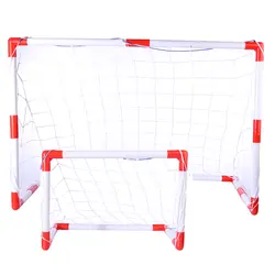 Портативный складной футбольный комплект 2-в-1 детский баскетбольный Backboard набор футбольных ворот обучающая игрушка-L