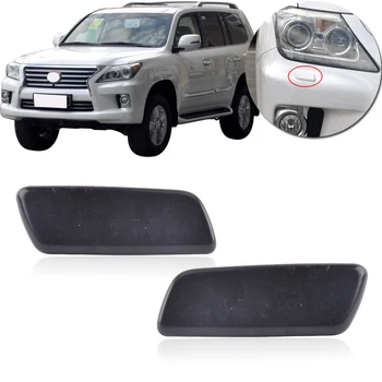

CAPQX For RX270 RX350 RX450H 2008-2012 Front Headlight headlamp head light Washer Nozzle Cover Cap house 85045-48010 85044-48010
