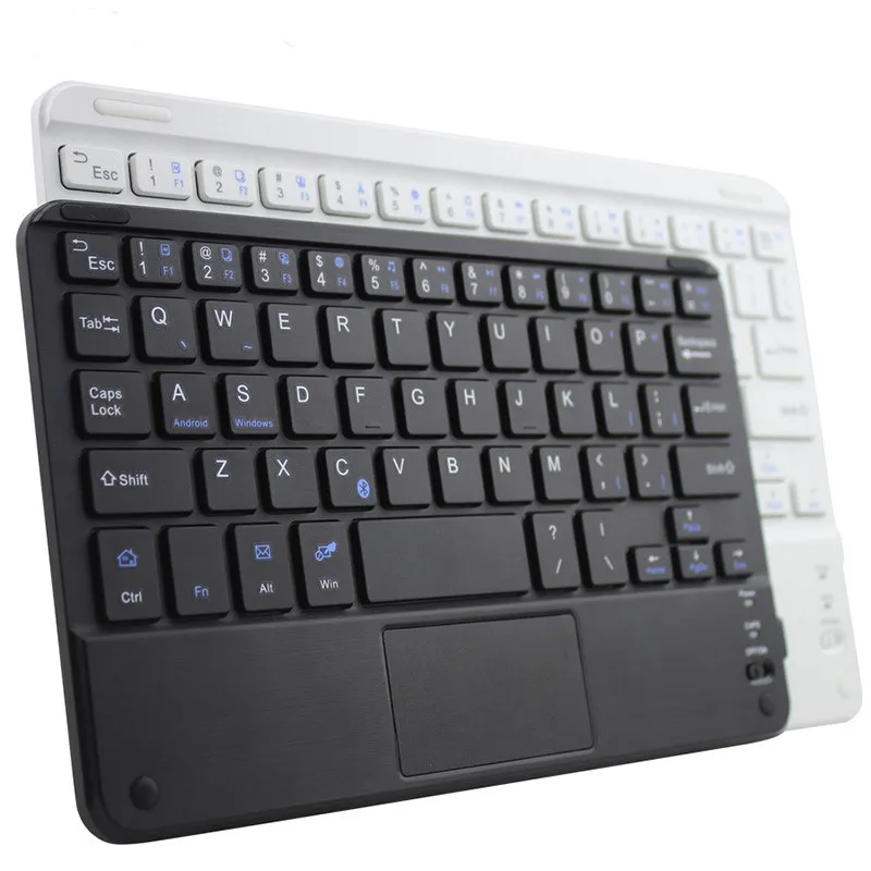 Портативные мини беспроводные Bluetooth клавиатуры с тачпадом универсальные для всех 7-10 дюймов Android планшет для iPad смартфонов
