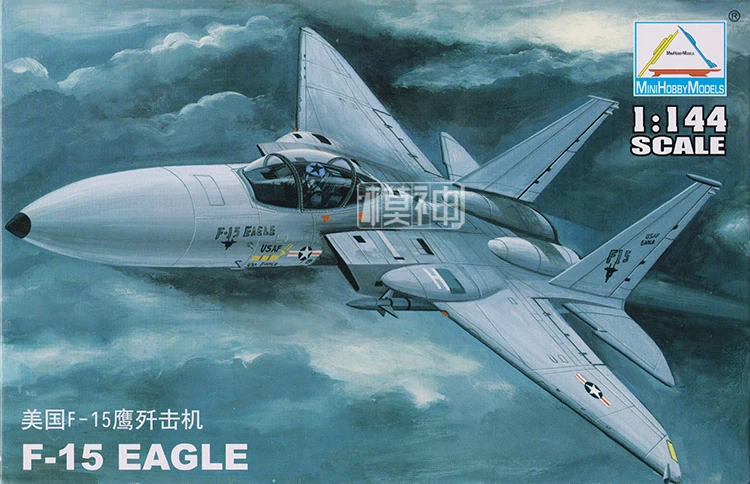 1: 144 ВВС США F-15 истребитель Eagle военный самолет Сборная модель истребителя