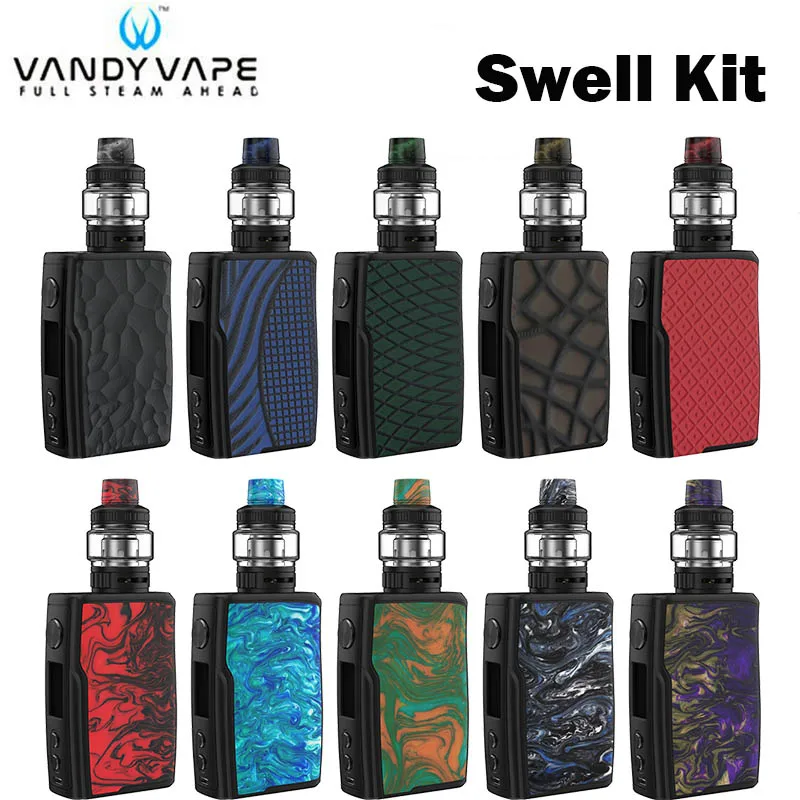 

Vandy Vape Swell Kit 188W Powered by dual 18650 batteries driven by advanced Vandy Chip