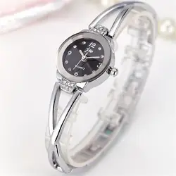 Новые женские часы со стразами нержавеющая сталь браслет наручные часы для женщин Мода часы дамы сплава аналоговые кварцевые relojes reloj h
