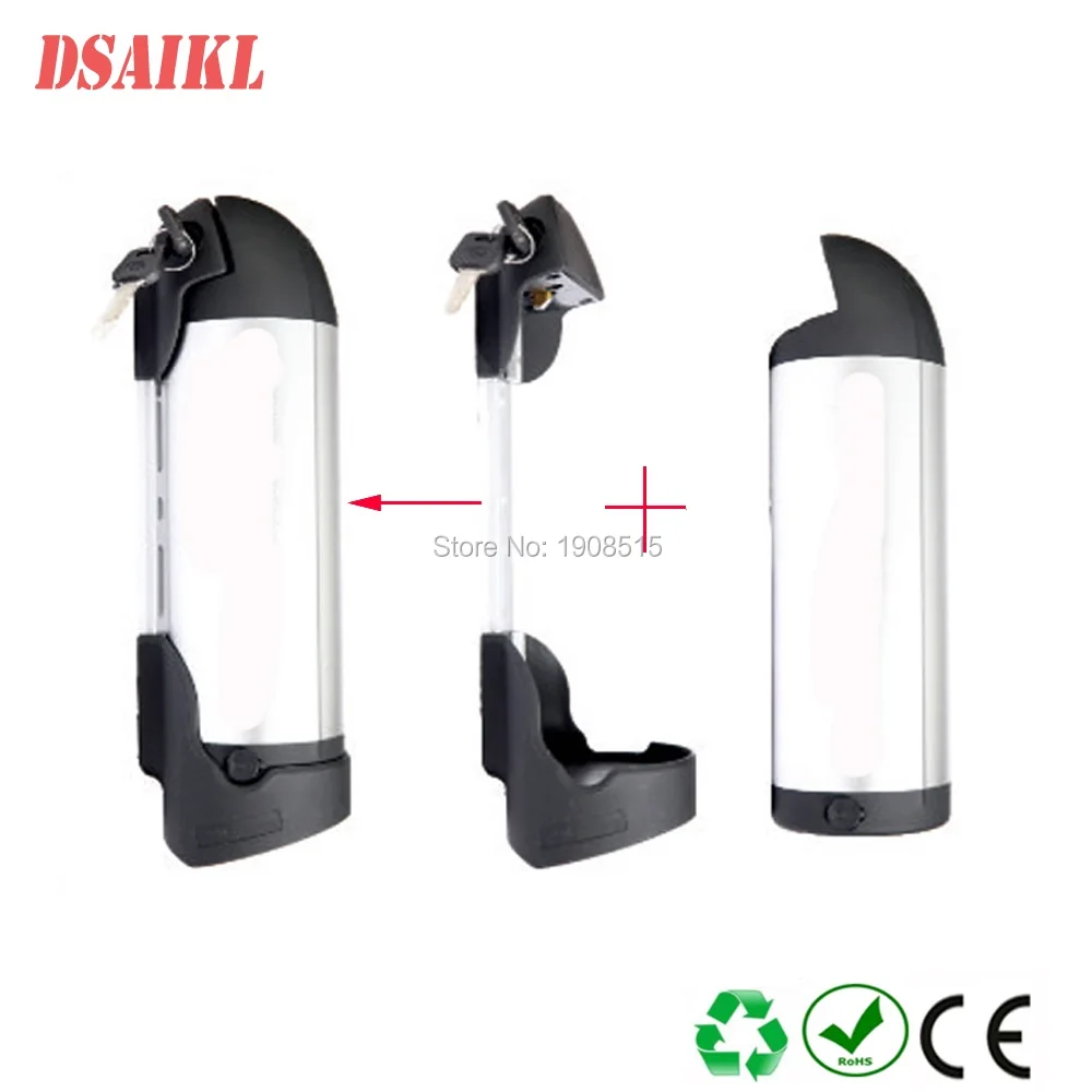 

Li-ion battery pack 36V 9Ah new bottle down tube for with charger for 250W Sondors ebike