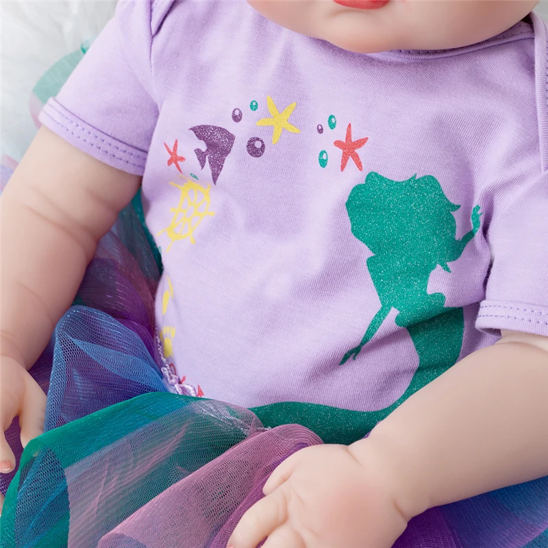 Bebes Кукла реборн Мягкая силиконовая младенец получивший новую жизнь Детские