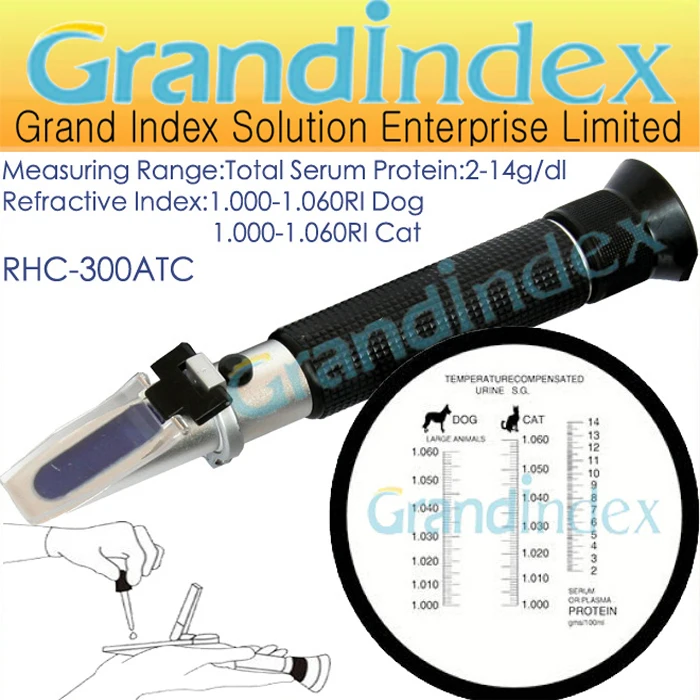 Clinical Refractometer RHC 300ATC Total Serum Protein and Refractive