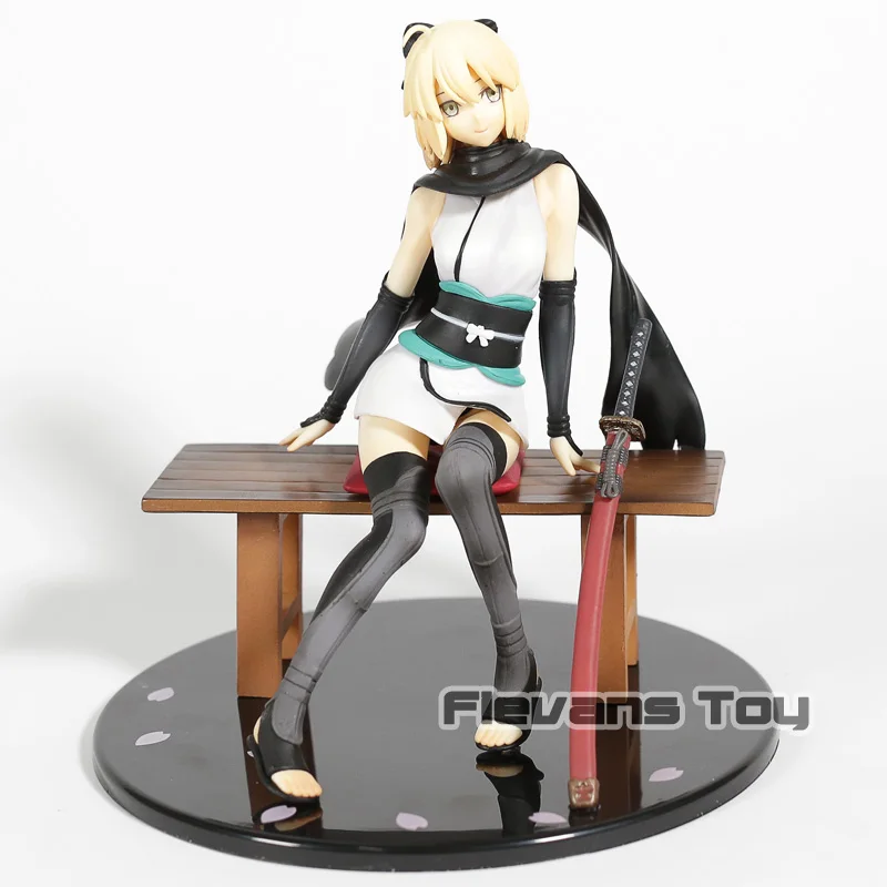 Fate/Grand Order Swordsman Sakura Saber Okita Souji Leter Ver. ПВХ фигурка Коллекционная модель