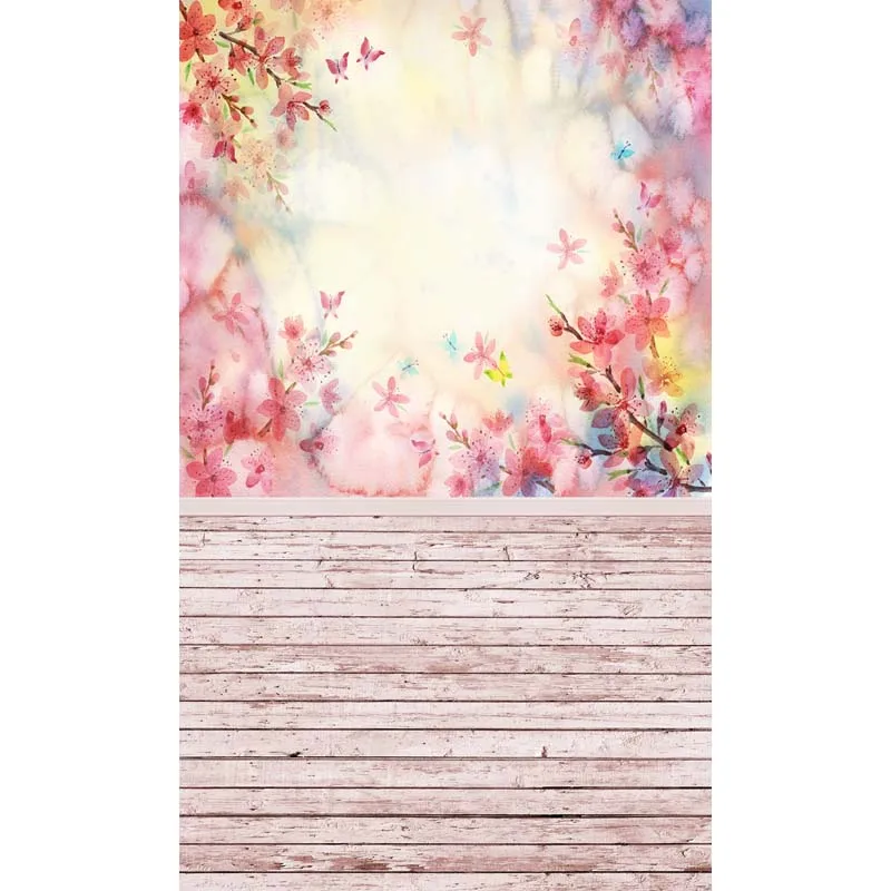 

Customize Thin Vinyl Photography Backdrop Fantasy Floral Newborns Children Photo Background Portrait Drops