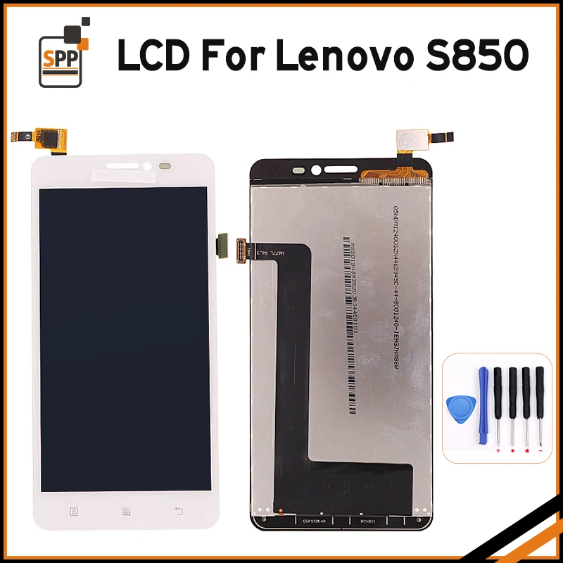 AAA ЖК-дисплей Pantalla для lenovo S850 Дисплей Сенсорный Экран Планшета Замены сборки