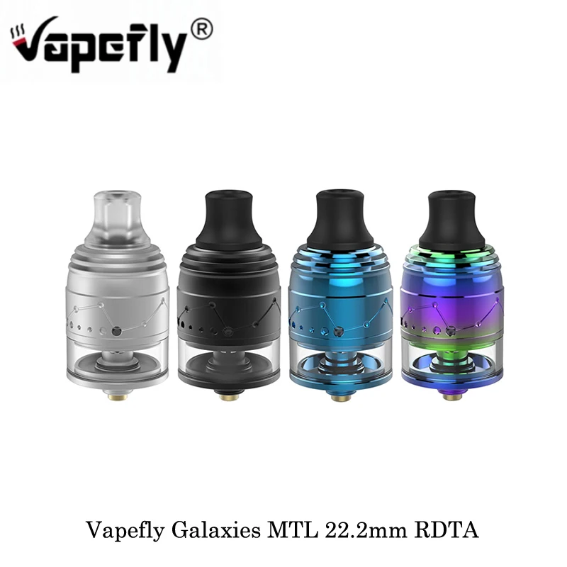 

electronic cigarette Vapefly Galaxies MTL RDTA 2ml 22.2mm Single Coil Build 510 thread Vape Vaporizer VS Oumier Wasp Nano RDTA
