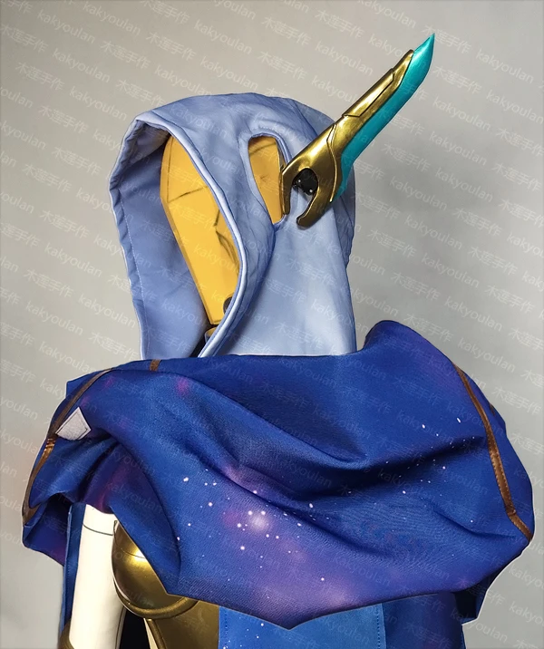 LOL Cosmic Dusk Xayah Cosplay Costume - Premium Quality Made-to-Order Option image 5
