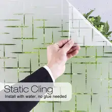Film de fenêtre givré Htv, vinyle autocollant en verre, décor statique, Opaque, contrôle de la chaleur, décoratif pour la maison