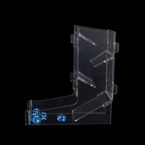 

Throw the dice Creative Dices Game Tower The Transparent Dice Tower Game Accessories