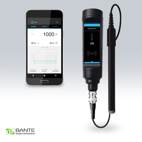  BRAND BANTE Wireless Bluetooth Multipurpose Ion Meter tester Analyzer Pen type for Android smartpho
