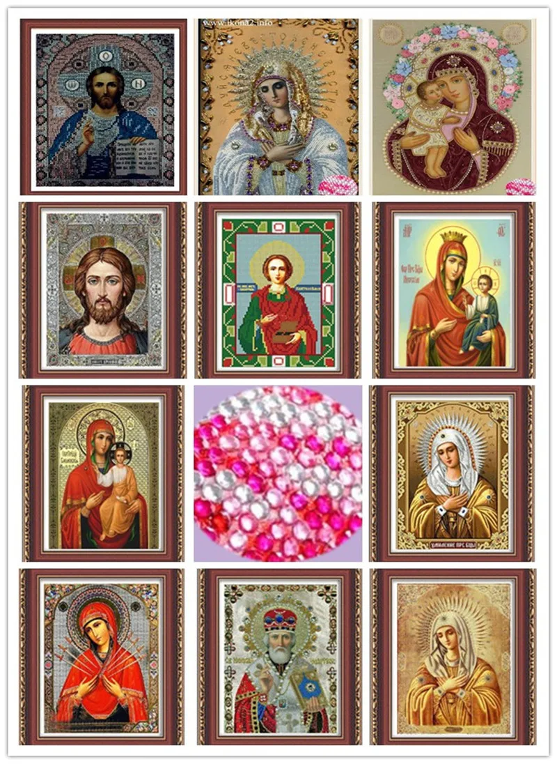 

2018 new 5D crystal Round diamond painting diamond painting embroidery Home Decor dimond mosaic religious for people for gift