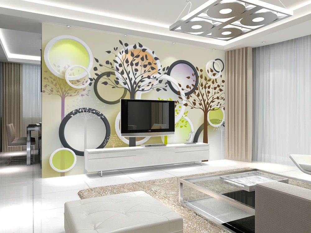 

Free Shipping 3D stylish space TV background wall wallpaper mural personality custom bedroom living room mural