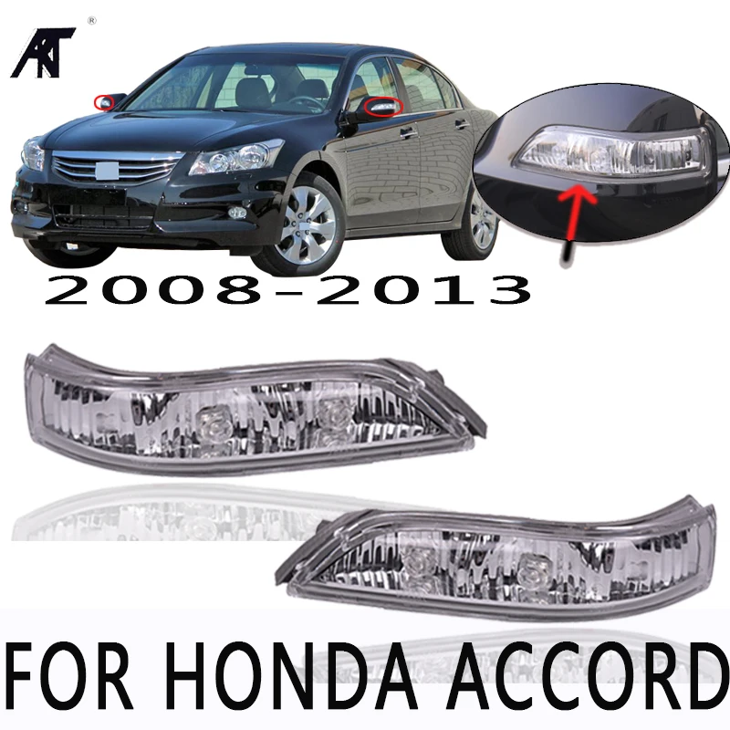 

Right &Left side rearview Mirror LED Turn Signal light 34350-SJA-G02 For ACCORD 2008-2013 ACURA RL 2007 2008 2009