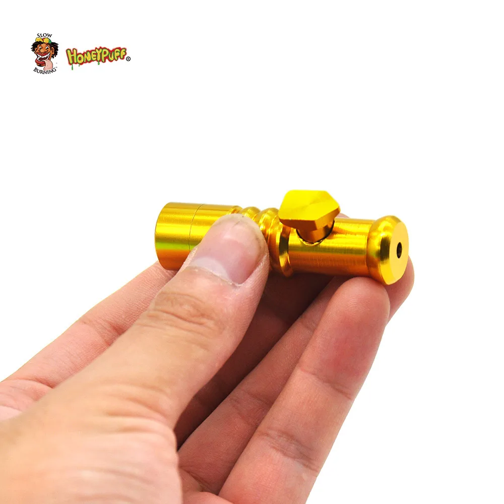 Алюминиевый нюхательный нюхатель HONEYPUFF аппарат для порошка ракета Диспенсер