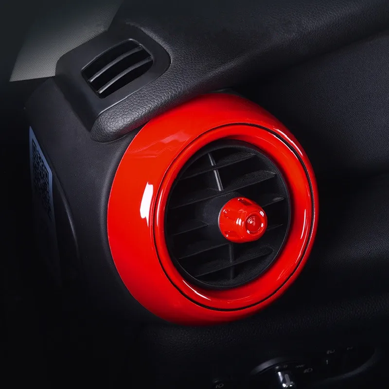 4pcs Car Front Side Air Outlet Ring Cover Inner Outer Vent Styling Moulding Trim for Mini Cooper F55 F56 F57 2015 2016 2017 2018 |