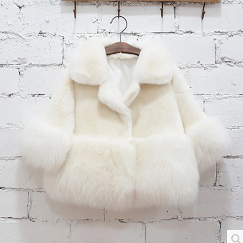 

children's clothing 2018 Explosion models girls autumn and winter new coat children's imitation fur Outerwear & Coats FPC-192