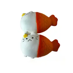 Слон 13 см весело головой кота рыбий хвост Squeeze Игрушка антистресс милые куклы для выдавливания крема игрушка-давилка ослабитель забавным