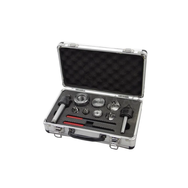 Woodworking lathe thimble 9 sets of woodworking accessories professional quality casing aluminum box packaging 1pc