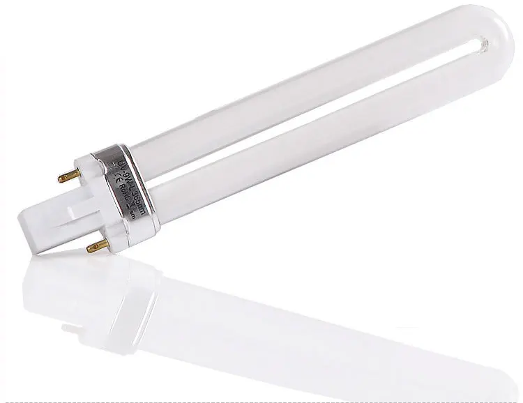 

12pcs/lot electrical inductance nail lamp uv 9w-L-365nm nail buble uv light to nail dryer for nail art nail salon