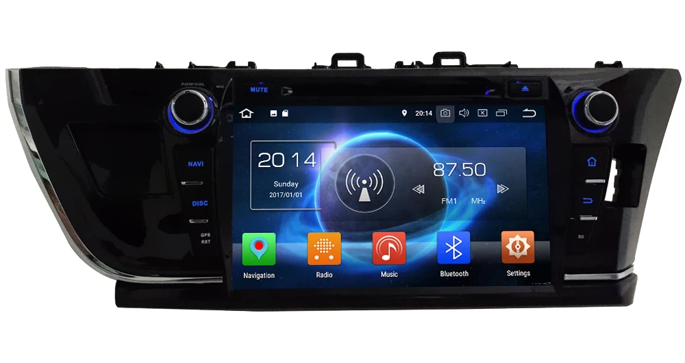 Perfect KLYDE 9" 4G WIFI Android 8.0 Octa Core 4GB RAM 32GB ROM Car DVD Multimedia Player Radio Stereo For Toyota Corolla 2013-2016 RHD 0