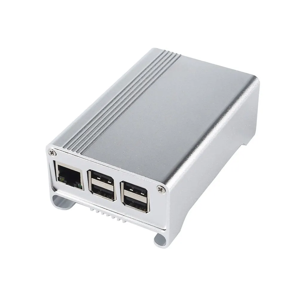 Защитный корпус корпуса из алюминиевого сплава Корпус Корпуса для Raspberry Pi 3 2 и B + с