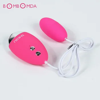 Waterproof Wired Double vibrator eggs balls vibrator sex toys vaginal Labia stimulation tighten aid love geisha ball for woman 2