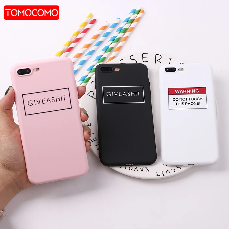 

Summer Give A Shit Simple Fashion Soft Silicone Matte Case Fundas Coque Cover For iPhone 11 Pro 6 6S 5 8 8Plus X XS Max 7 7Plus