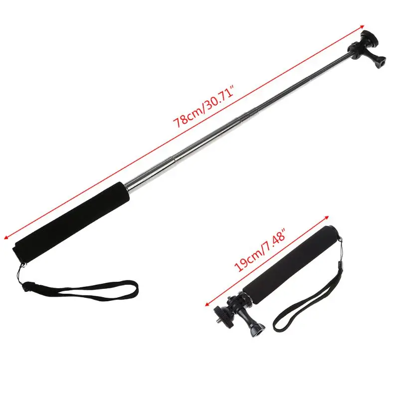 

Selfie Handheld Stick Adjustable Telescoping Camera Monopod For GoPro Hero 6/5 Drop Shipping Support