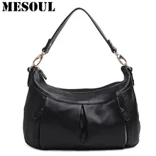 Mesul женская сумка на плечо, натуральная кожа, сумки через плечо, Женская Повседневная сумка, высокое качество, дизайнерская сумка, основной бренд, Сумка Хобо
