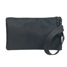 Новая модная однотонная черная тонкая оксфордская мужская сумочка, кошелек для ключей, ручная сумка для денег, клатч на молнии, кошелек для монет, держатель для телефона, мини-браслет