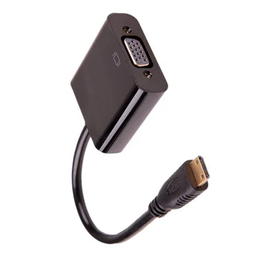 Высокое качество HDMI в VGA адаптер мужской Famale конвертер 1080P цифро аналоговый видео