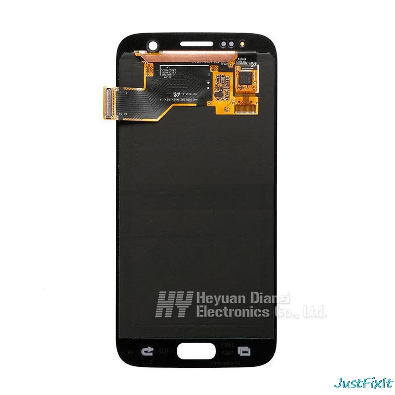 Для SAMSUNG GALAXY S7 G930F G930 G930fd горящий в тени ЖК-дисплей сенсорный экран дигитайзер супер Amoled Замена