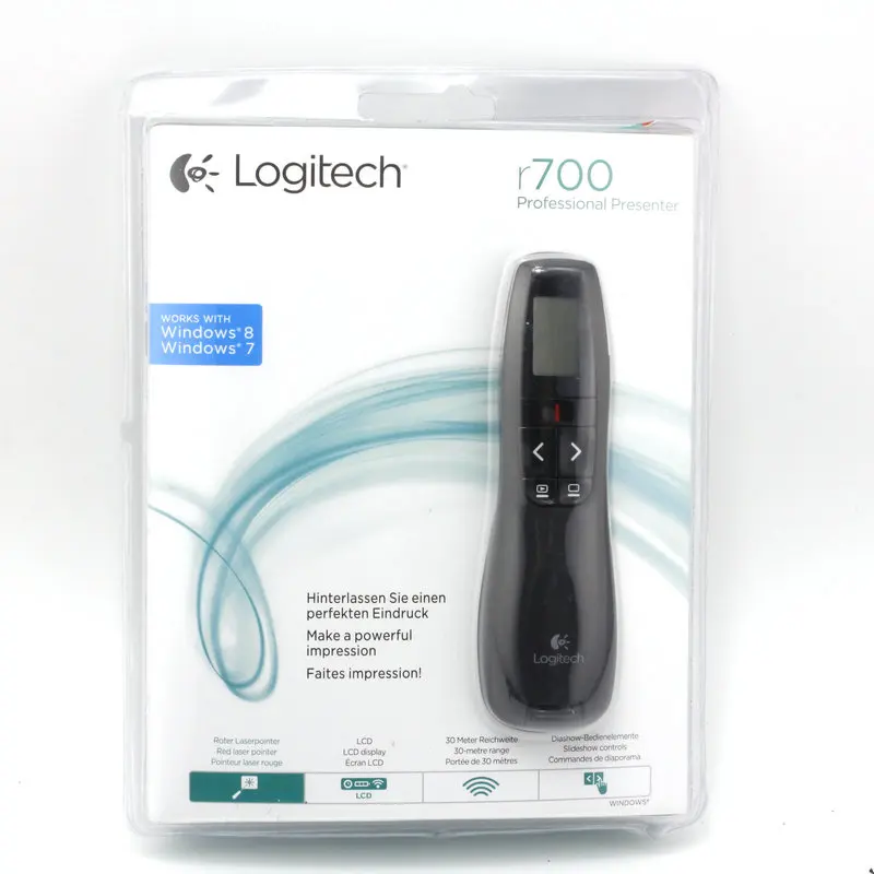 Logitech R700 Remote Control Page Turning red Laser Pointers Laser Pen Presentation presenter pen 2.4 GHz Wireless Presenter Logitech R700 Remote Control Page Turning red Laser Pointers Laser Pen Presentation presenter pen 2.4 GHz Wireless Presenter