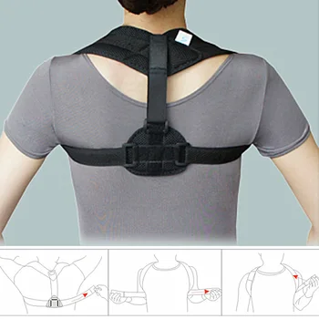 Clavicle Posture Corrector Back Support Belt Shoulder Bandage Corset Back Orthopedic Brace Scoliosis Rugbrace Posture Corrector