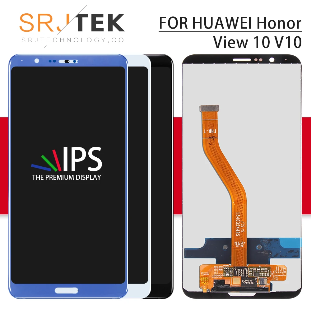 Srjtek For HUAWEI Honor View 10 V10 LCD Display Panel with Touch Screen ...