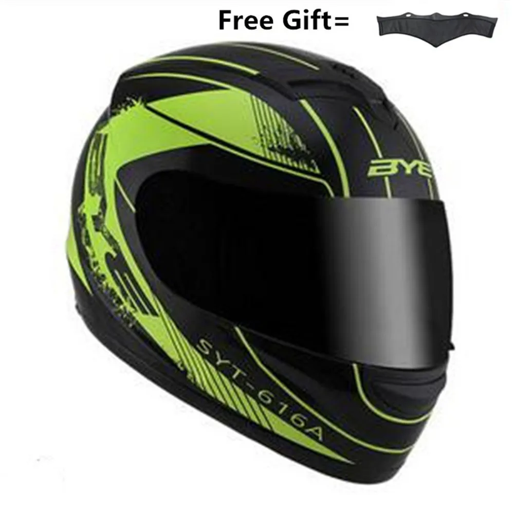 Moto rcycle шлем dot capacete de moto ciclista casco para moto cask шлемы брендовый Шлем s m l xl - Цвет: with neckerchief