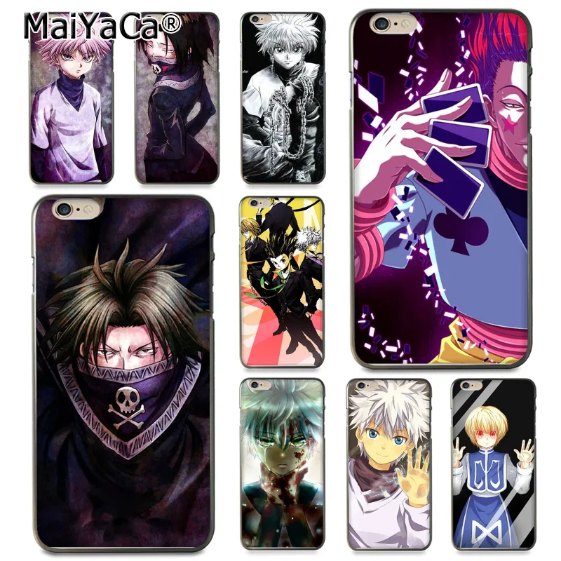 Hunter X Аниме корпус под плетенную сумку Чехол для мобильного телефона iphone 12 11 Pro 8 7 6