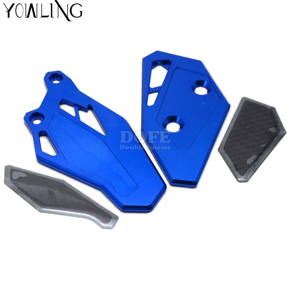 

New Motorcycle CNC Aluminum Footrest Rear set Foot Peg Plate Guard For Yamaha YZF R3 R25 2015 2016 YZF R25 2013 2014 2015 2016