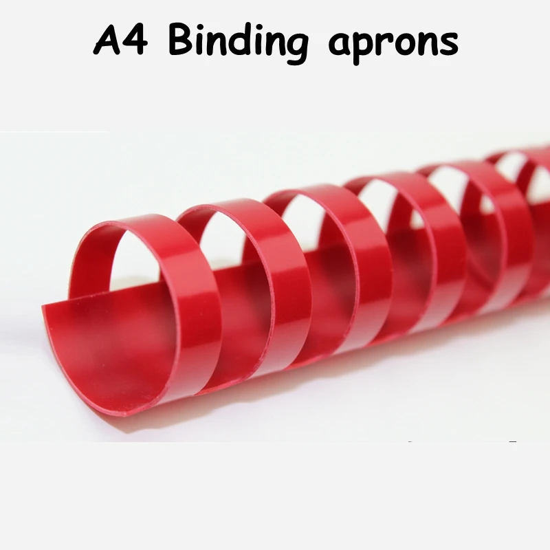 50 قطعة/صندوق PVC ملزم مآزر 21 خواتم 18-51 ملليمتر ملزم 140-450 ملاءات A4 ملزم مآزر ماكينة تسريح الشعر الموردين 4 ألوان